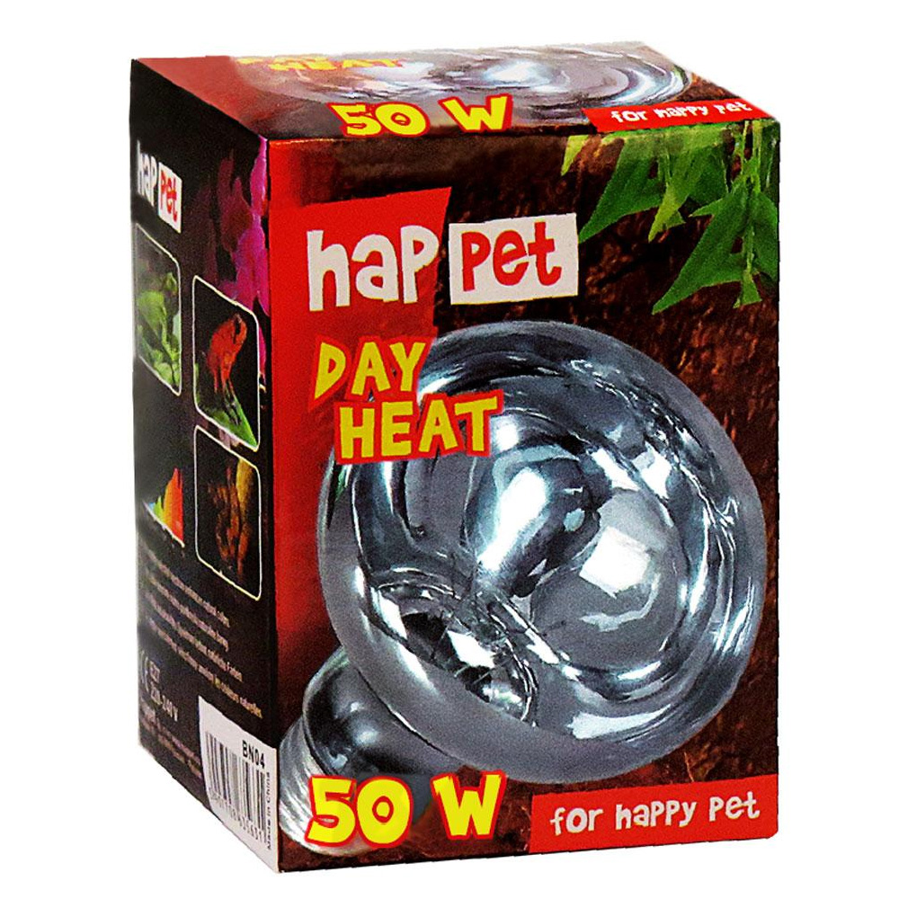 Żarówka grzewcza dzienna Day Heat 50W UVA do terrarium Happet Terra E27